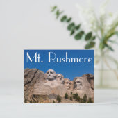 Carte Postale Dakota du Sud, Keystone, Mont Rushmore (Debout devant)