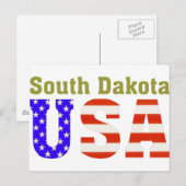 Carte Postale Dakota du Sud USA ! (Devant / Derrière)