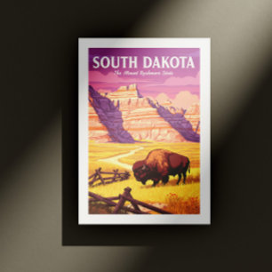 Carte Postale Dakota du Sud vintage