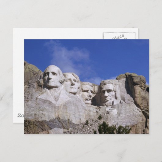 CARTE POSTALE DAKOTA SUD - MONT RUSHMORE (Devant / Derrière)
