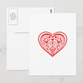 Carte Postale Dala Heart (Devant / Derrière)