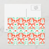 Carte Postale Dala Horse (Devant / Derrière)