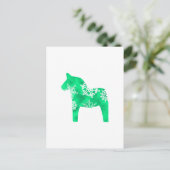 Carte Postale Dala Horse Flocon de neige (Debout devant)