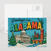 Carte postale d'ALABAMA (Devant / Derrière)