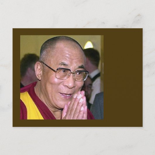 Carte Postale Dalaï Lama (Devant)