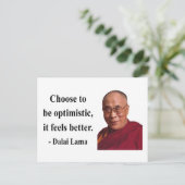 Carte Postale dalai lama citation 4b (Debout devant)