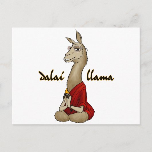 Carte Postale Dalaï Llama (Devant)