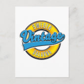 Carte Postale Dalarna Suède vintage (Devant)
