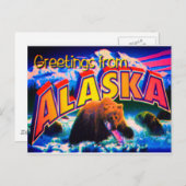 Carte postale d'Alaska (Devant / Derrière)