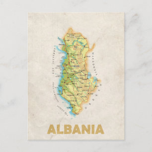 CARTE POSTALE D'ALBANIE ♥