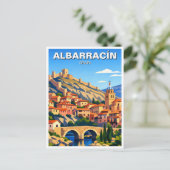Carte postale d'Albarracín en Espagne (Debout devant)