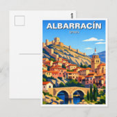 Carte postale d'Albarracín en Espagne (Devant / Derrière)