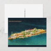 Carte postale d'Alcatraz San Francisco (Devant / Derrière)