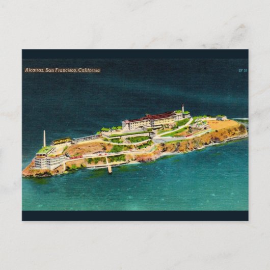 Carte postale d'Alcatraz San Francisco (Devant)