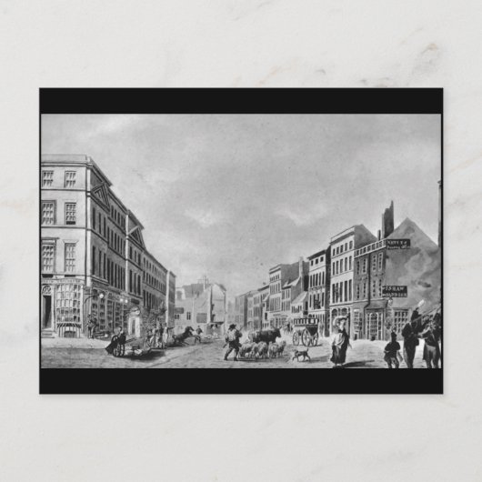 Carte Postale Dale Street, Liverpool, 1804 (Devant)