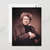 Carte postale d'Alexandre Dumas (Devant / Derrière)