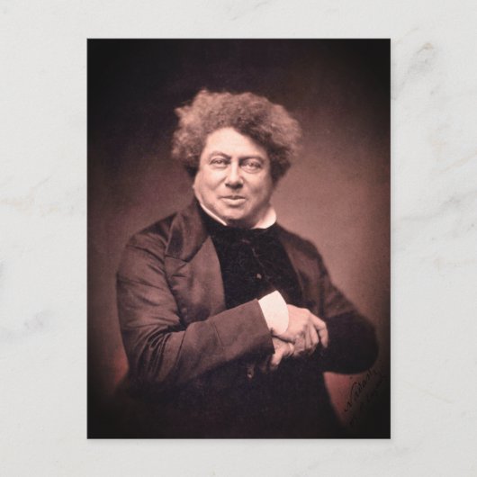 Carte postale d'Alexandre Dumas (Devant)