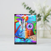 CARTE POSTALE DALI (Debout devant)