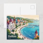 Carte Postale Dalian, Chine (Devant / Derrière)