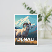 Carte Postale Dall Sheep in Denali National Park Alaska (Debout devant)