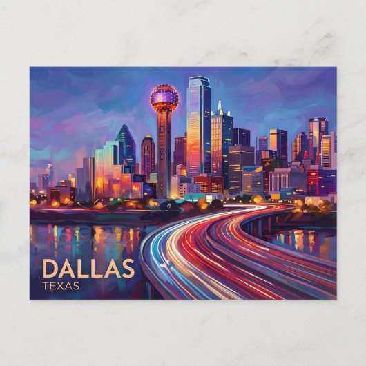 Carte Postale Dallas États-Unis (Devant)
