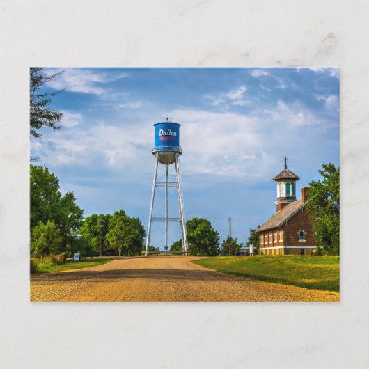 Carte Postale Dallas, SD Water Tower et musée (Devant)
