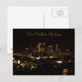 Carte postale Dallas Skyline (Devant / Derrière)