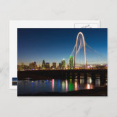 Carte Postale Dallas Skyline Dawn (Devant / Derrière)