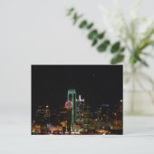 Carte Postale Dallas Skyline la nuit (Debout devant)