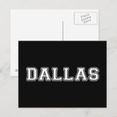 Carte Postale Dallas Texas (Devant / Derrière)