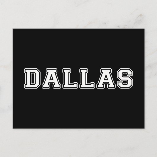 Carte Postale Dallas Texas (Devant)