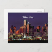 Carte Postale Dallas, Texas (Devant / Derrière)