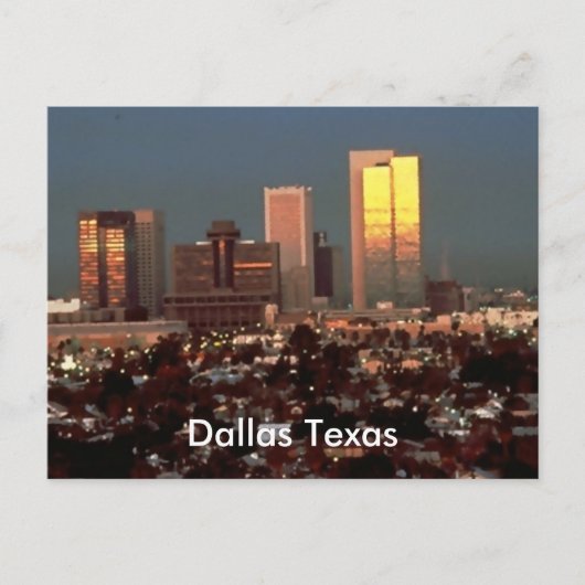 Carte Postale Dallas Texas (Devant)