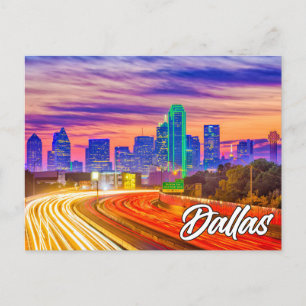 Carte Postale Dallas, Texas, États-Unis