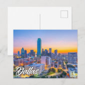 Carte Postale Dallas, Texas, USA (Devant / Derrière)