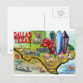 Carte Postale Dallas TX (Devant / Derrière)