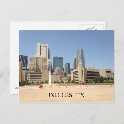 CARTE POSTALE "DALLAS, TX" (Devant / Derrière)