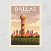 Carte Postale Dallas vintage (Devant)