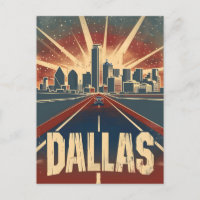Dallas Vintage voyage Ad Art