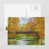 Carte postale d'Alley Spring River Thinking Of You (Devant / Derrière)