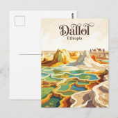 Carte Postale Dallol Éthiopie (Devant / Derrière)