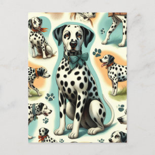 Carte Postale Dalmatie mignonne