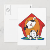 Carte Postale Dalmation dans les T-shirts et cadeaux de la maiso (Devant / Derrière)