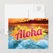 Carte postale d'Aloha d'Hawaii (Devant / Derrière)