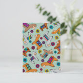 Carte postale d'alpaga (Debout devant)