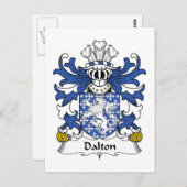 Carte Postale Dalton Family Crest (Devant / Derrière)