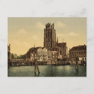 Carte Postale Dam et Maashaven Dordrecht