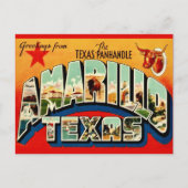 Carte postale d'Amarillo TX (Devant)
