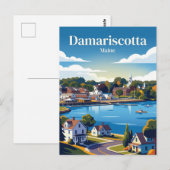 Carte Postale Damariscotta États-Unis (Devant / Derrière)