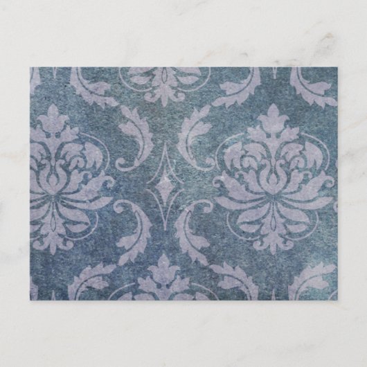 Carte Postale Damas bleues détendues (Devant)